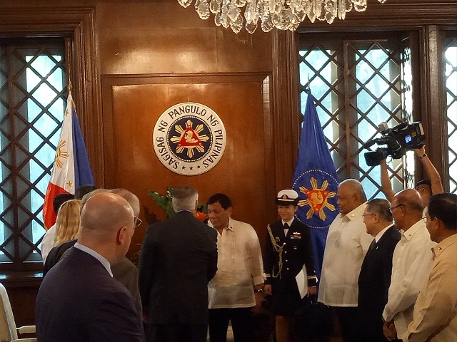 'Humble friend' Duterte meets top US diplomat