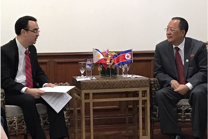 Cayetano forwards ASEAN concern to North Korean envoy