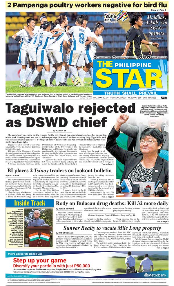 The Star Cover (August 17, 2017)