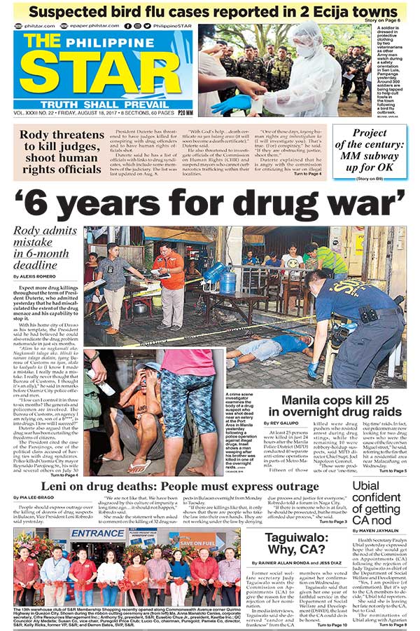 The Star Cover (August 18, 2017)