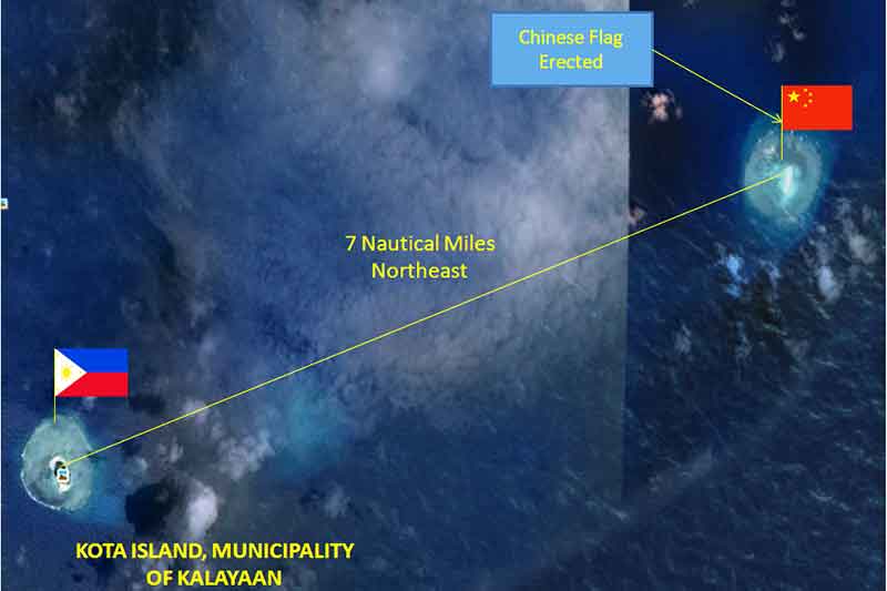 Alejano: Chinese flag planted near Philippines-controlled island