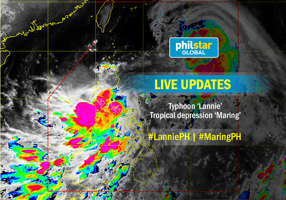 LIVE updates: Typhoon Lannie; Tropical depression Maring
