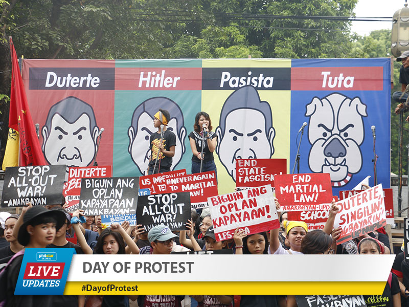LIVE updates: Day of protest