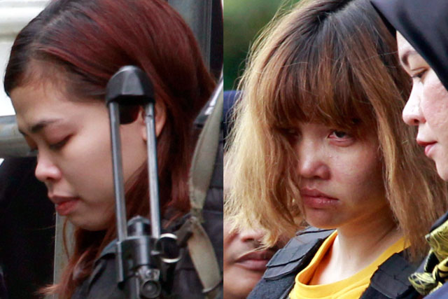 2 women plead not guilty in North Korean scion's assassination