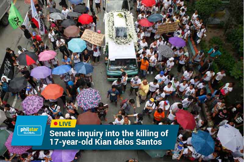 LIVE: Senate probe into killing of Kian delos Santos â�� Day 3