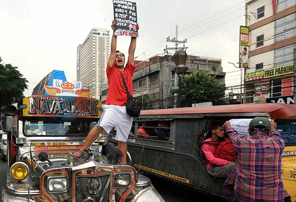 Jeepney strike barely felt â�� PNP   