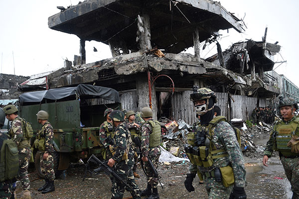 Maute, Hapilon deaths allow gov't to shift focus to Marawi rehab