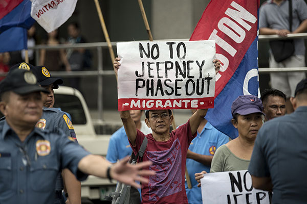 Duterte says transport strike group 'committing a rebellion'
