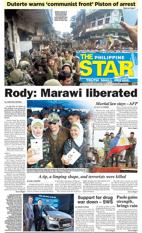 The Star Cover (October 18, 2017)
