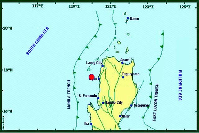Magnitude 5.1 quake hits Ilocos Sur