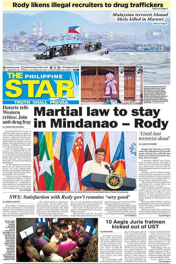 The Star Cover (October 20, 2017)