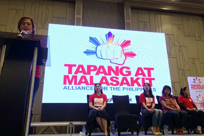 Duterte supporters launch Tapang at Malasakit Alliance
