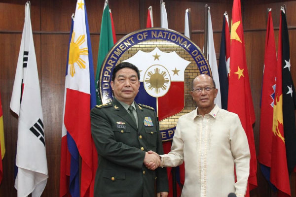 Philippines, China agree to strengthen defense ties