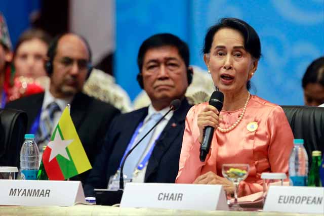 Suu Kyi blames conflicts on illegal immigration