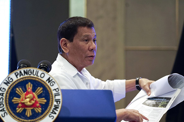 Duterte says he will return drug war lead role to PNP