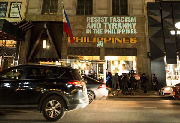 Pinoys in US protest activist 'crackdown' in Philippines