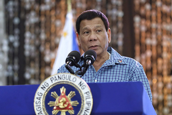 Duterte backtracks on same-sex marriage, says he supports it