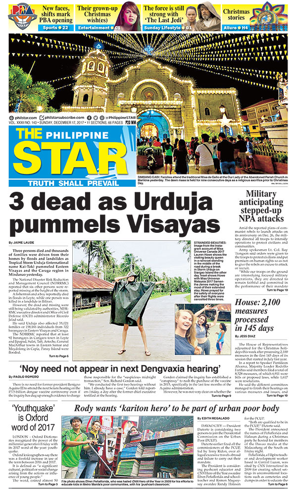 The Star Cover (December 16, 2017)
