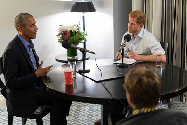 Obama to Prince Harry: 'Serenity' on leaving White House