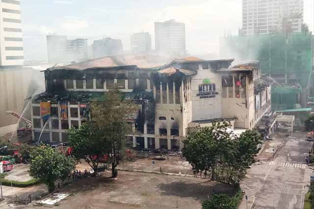 Cebu mall fire now â��under control,â�� BFP says