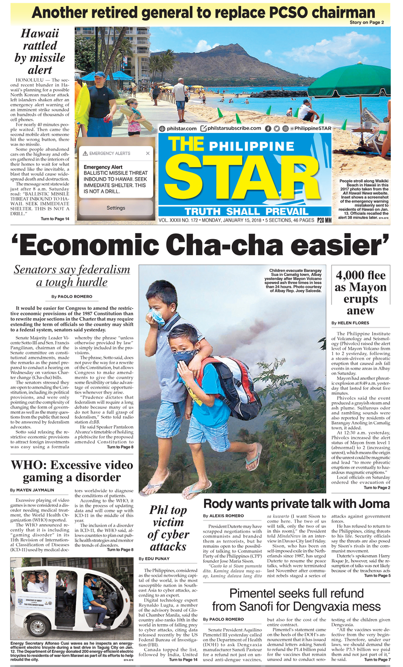 The Star Cover (January 15, 2018)