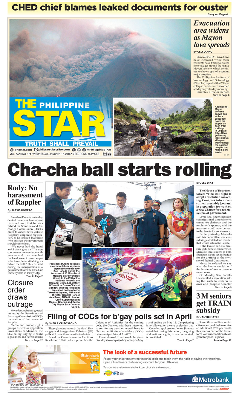 The Star Cover (January 17, 2018)