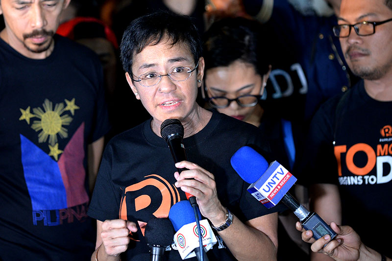 Rappler CEO Ressa appears before NBI for cybercrime probe