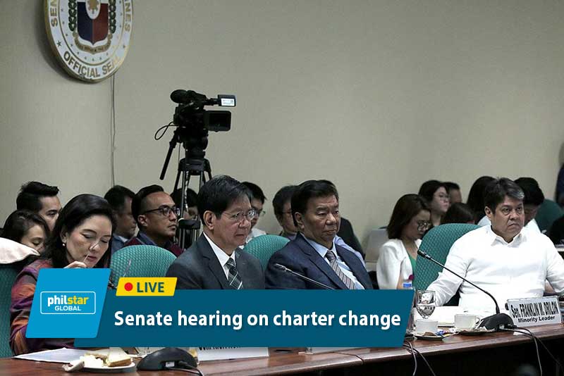 LIVE: Senate hearing on charter change â�� Day 2