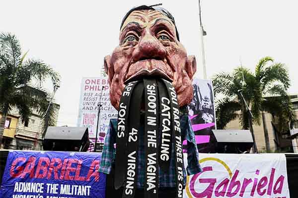 IN PHOTOS: 'One Billion Rising' protests Duterte's 'sexual tirades'