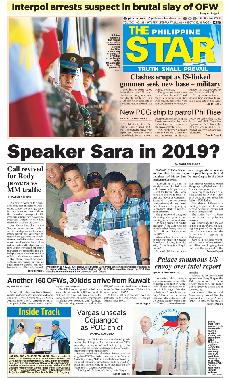 The Star Cover (February 24, 2018)