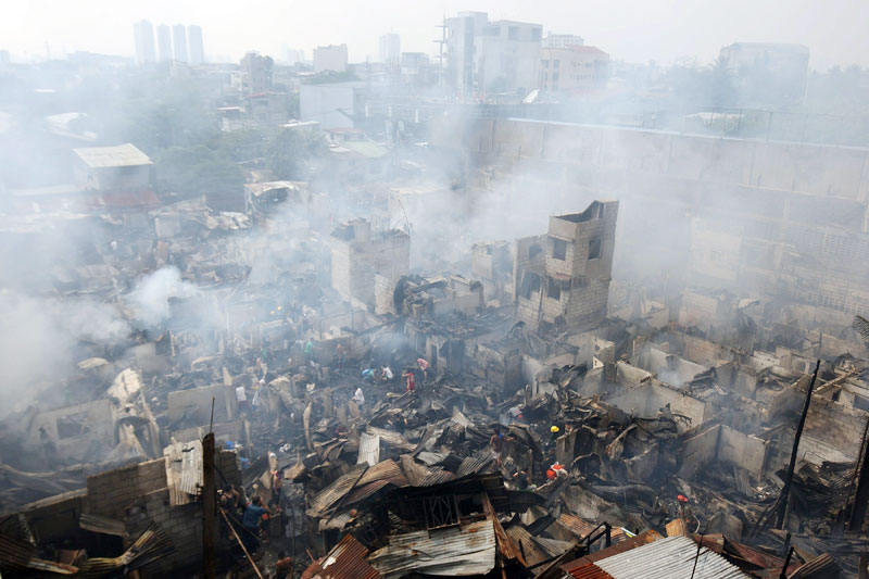 Quezon City fire leaves 300 families homeless