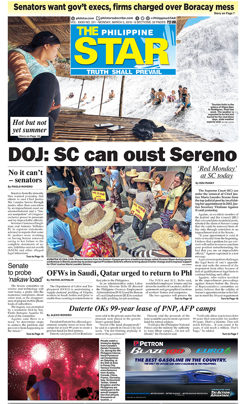The Star Cover (March 5, 2018)