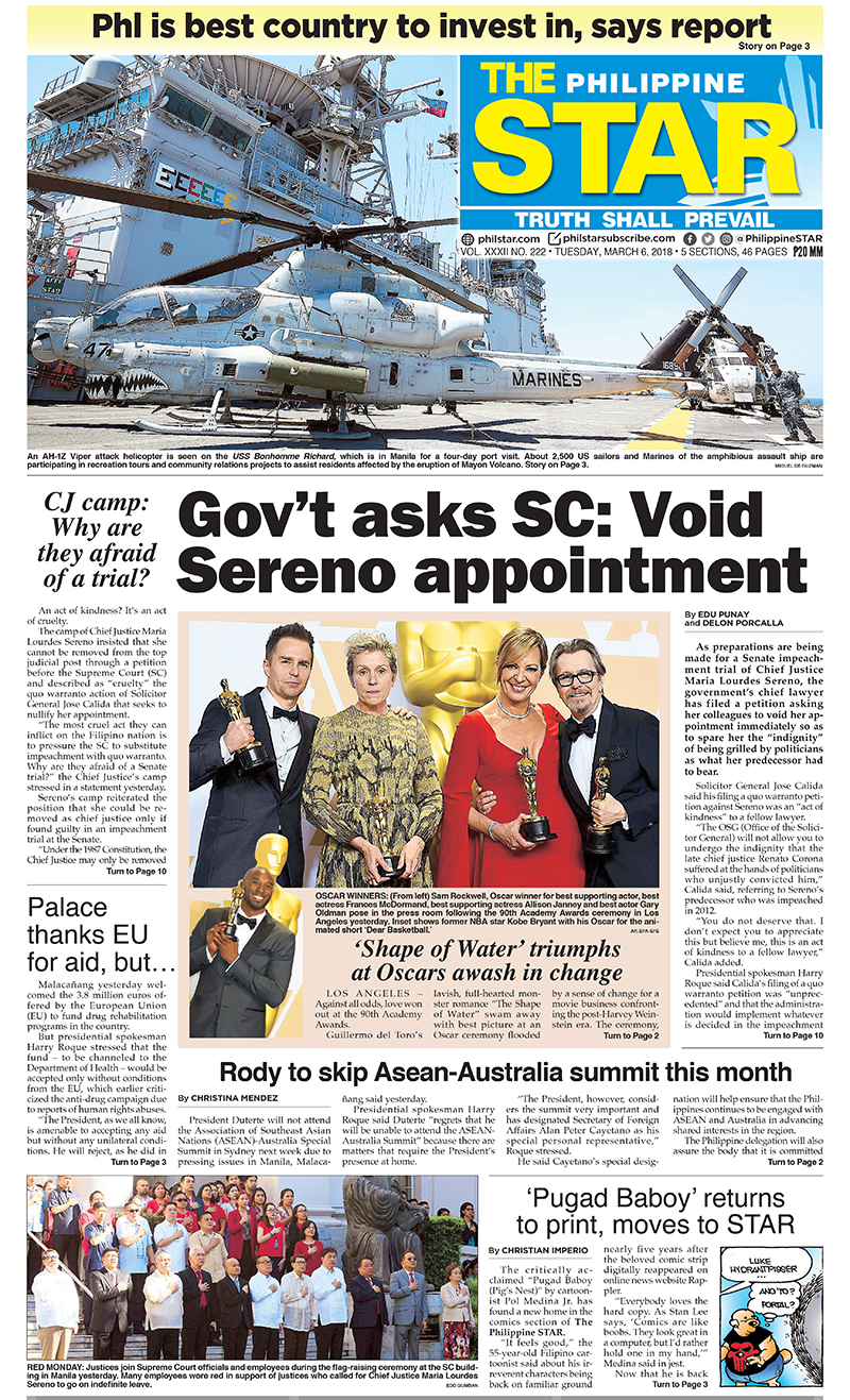 The Star Cover (March 6, 2018)