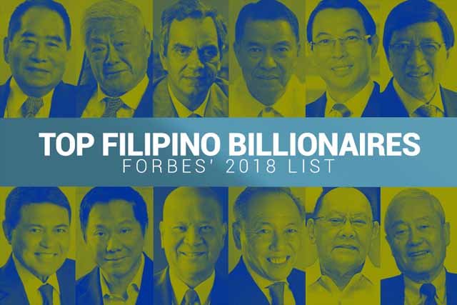 LIST: 12 Filipinos return to Forbes 2018 Billionaires list