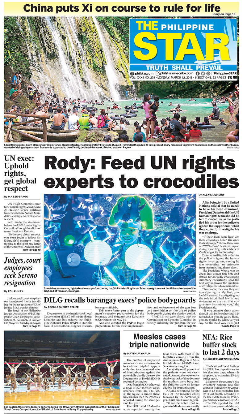 The Star Cover (March 12, 2018)
