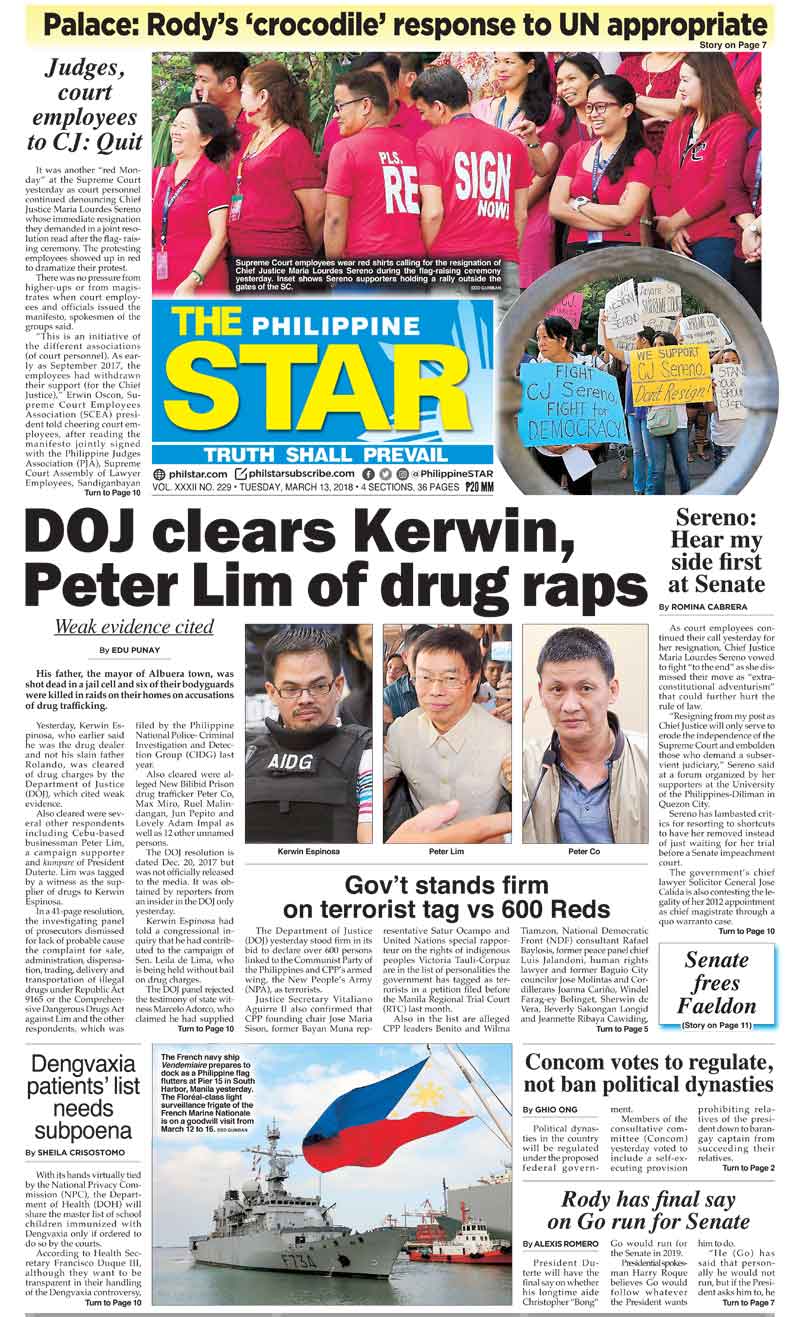 The Star Cover (March 13, 2018)