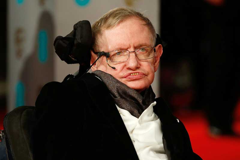 Stephen Hawking, cosmologyâ��s brightest star, dead at 76
