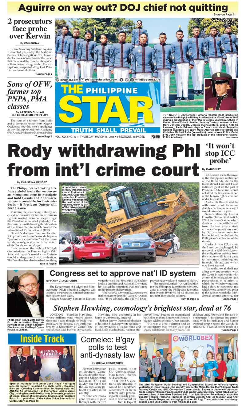 The Star Cover (March 15, 2018)