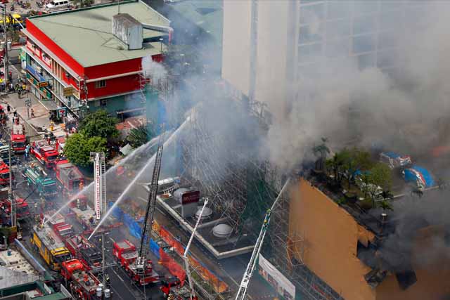 Fire out but Manila Pavilion still poses risks