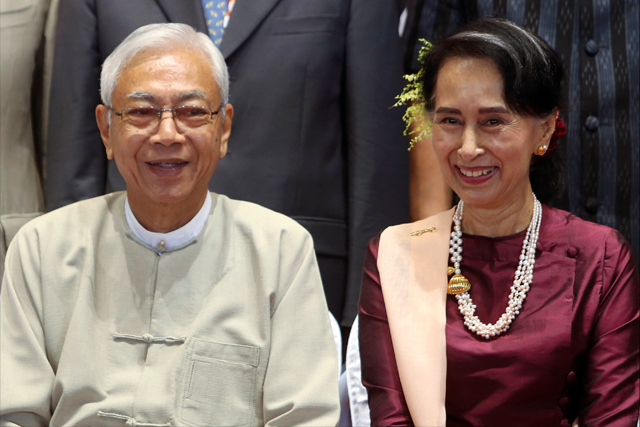 Myanmar president, close Suu Kyi friend, says he's retiring