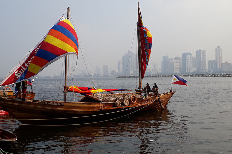 IN PHOTOS: Traditional Filipino Balangay boats sail across Asia