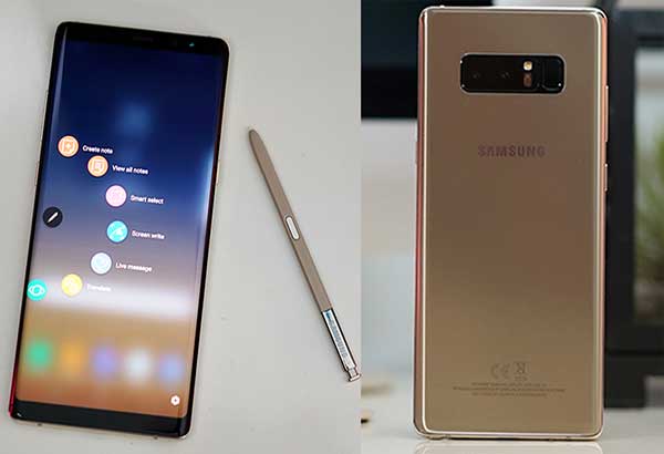 Samsung Galaxy Note8 is gorgeous    