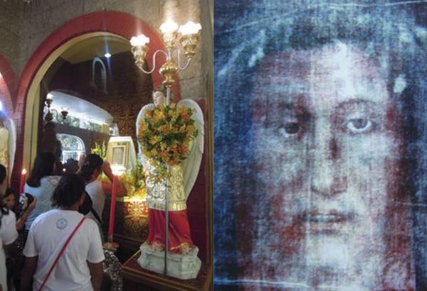 Grotto with Jesusâ�� burial cloth replica draws pilgrims to Nueva Ecija