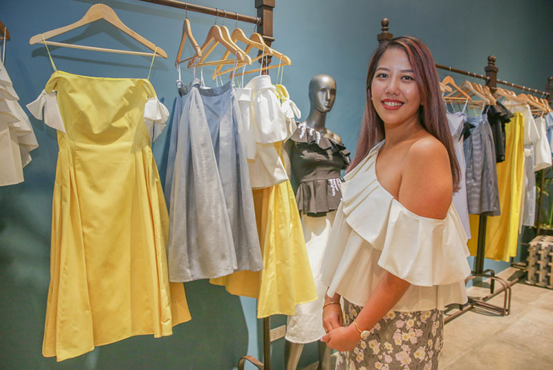 Bare shoulders are sexy, says designer Melissa Bui