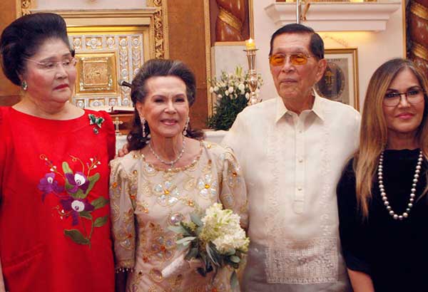 The jailed & the jailers, the ousted & the ousters, and the exiled in one friendly dinner? Only in JP Enrile & Cristinaâs wedding anniv!