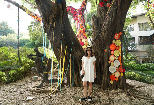 How Lulu Tan-Gan covered the Greenbelt Gardens in knitwear