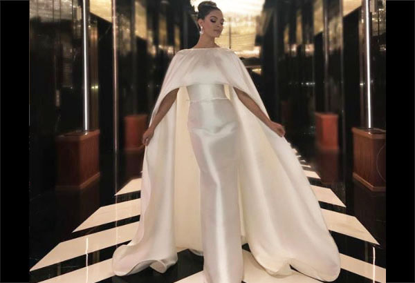 Miss Universe 2017 Demi-Leigh Nel-Peters wears Rajo Laurel in charity gala