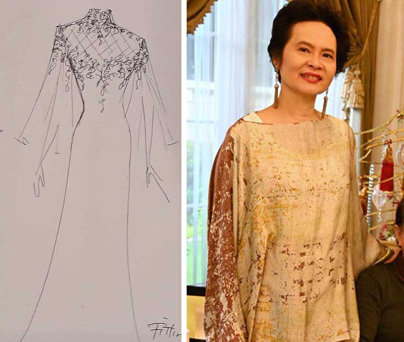 gown for godmother in wedding philippines