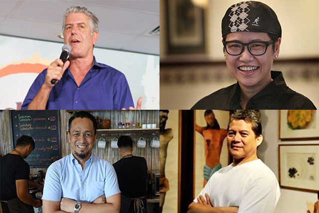 Anthony Bourdain, Filipino chefs to speak at World Street Food Congress 2017 Dialogue