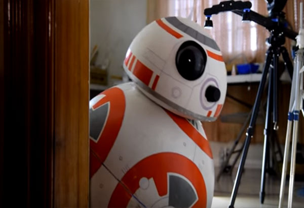 WATCH: Pinoy teenager builds life-sized BB-8 android for less than P2,500
